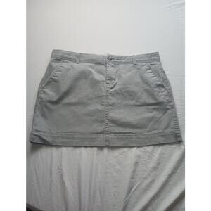 Vintage Y2K Old Navy Perfect Mini Skirt Cargo Kaki Women Size 12